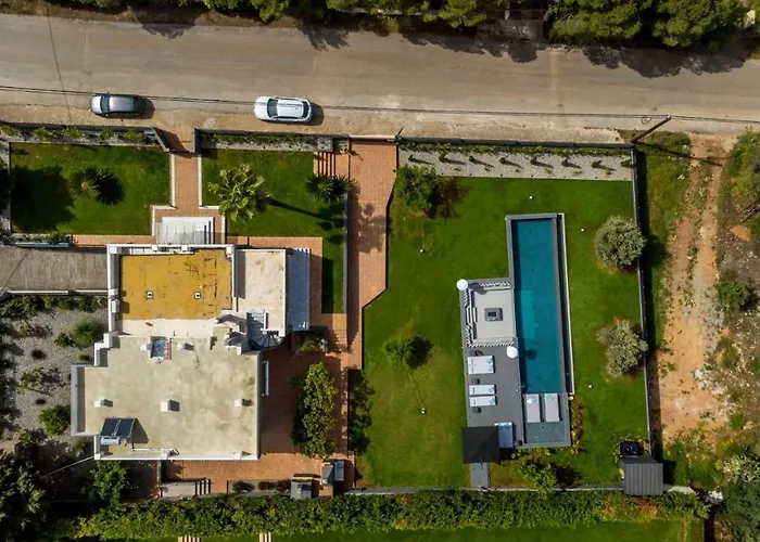 Chania Lux With Heated Pool 빌라