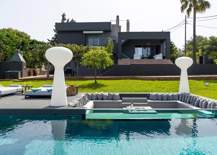 Willa Chania Lux With Heated Pool *