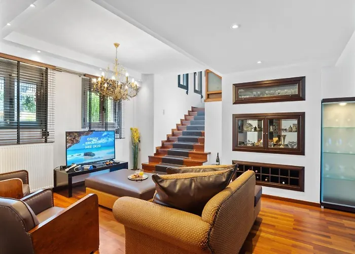 Chania Lux With Heated Pool ヴィラ *